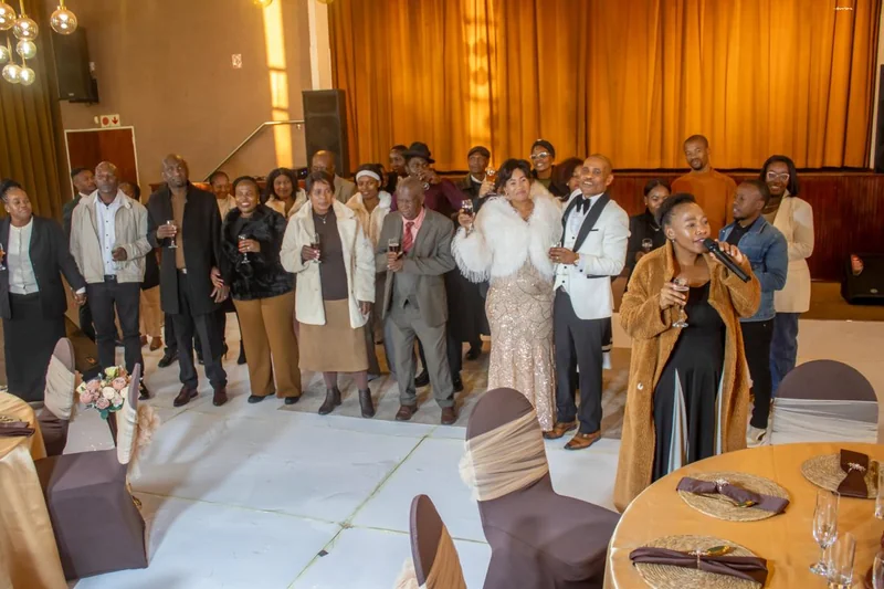 Group gathered for a ministry celebration
