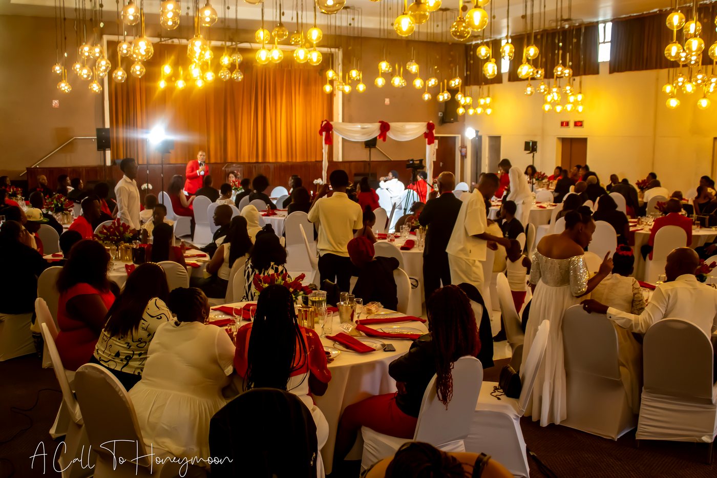 Congregation gathered during a ministry celebration